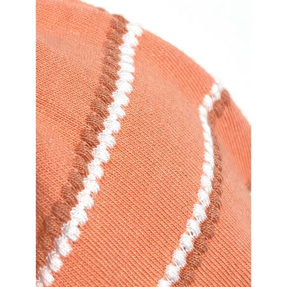 Loft Jacquard Mini Swing Dress Small Petite Striped Textured Boho Casual Pockets - Picture 2 of 6